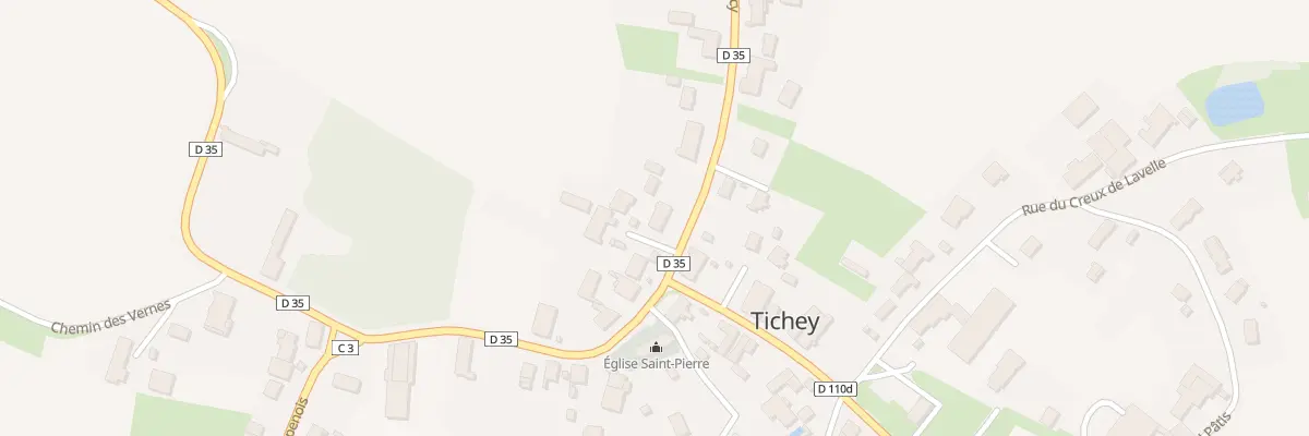 Plan du 17 Rue Chevalier de Lorcy à Tichey