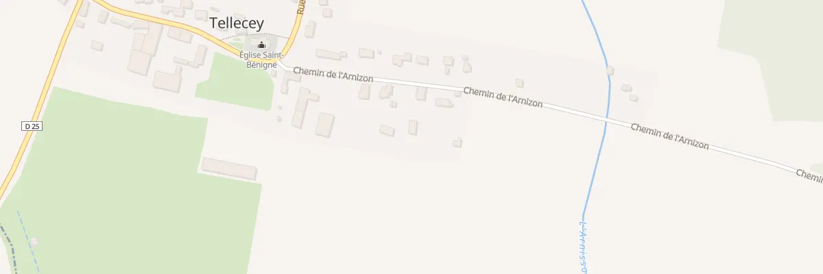 Plan du 10 Che de l’Arnizon à Tellecey