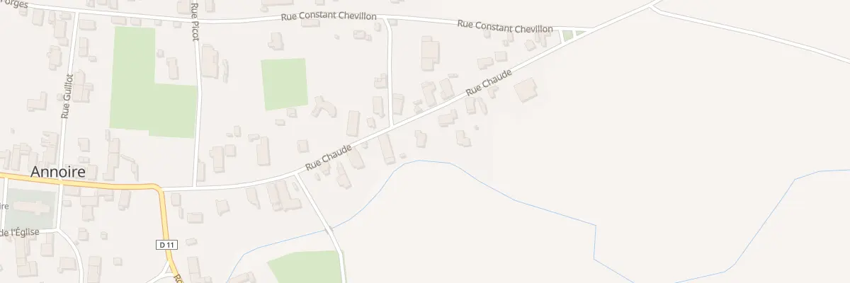 Plan du 24 Rue Chaude à Annoire
