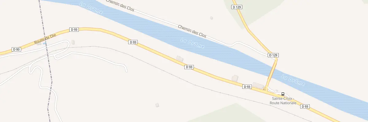 Plan du 459 Rte de Die à Sainte-Croix