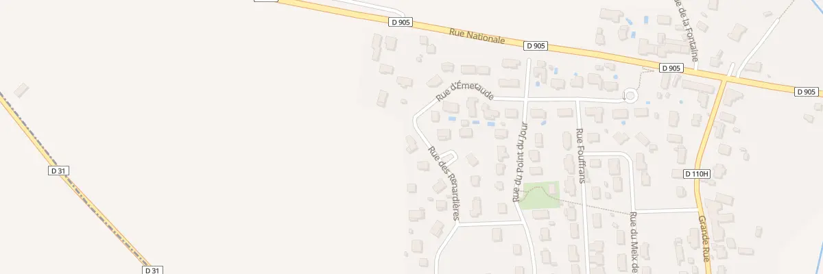Plan du 21 Rue des Renardières à Soirans