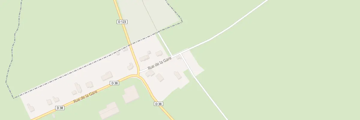 Plan du 6B Rue de la Gare à Chattancourt