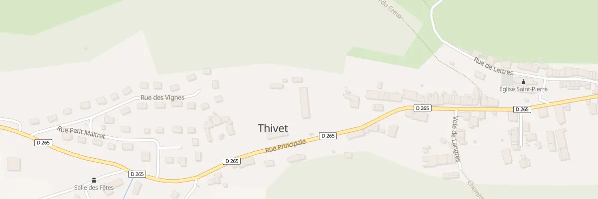 Plan du 5 Rue Principale à Thivet