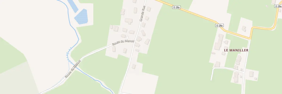 Plan du 165 Rte des Blancs à Bény