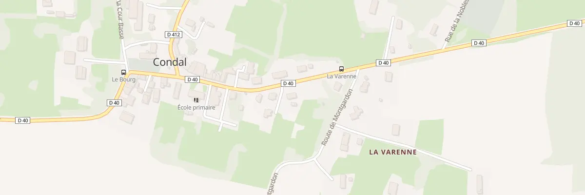 Plan du 186 Rte de Saint-sulpice à Condal