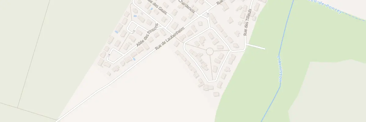 Plan du 16 Rue des Grives à Pluvet