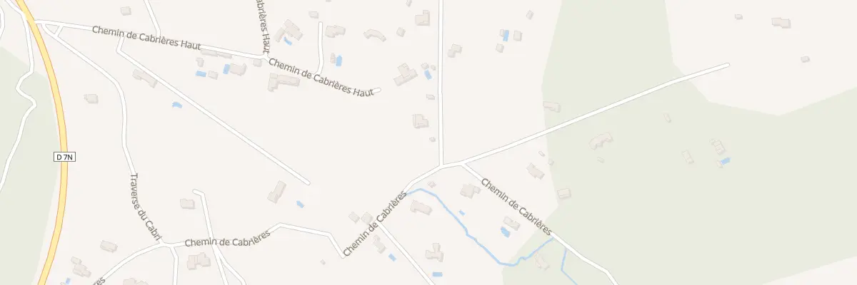 Plan du 6233 Cabrieres Haut à Lambesc