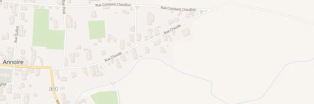 Plan du 26 Rue Chaude à Annoire