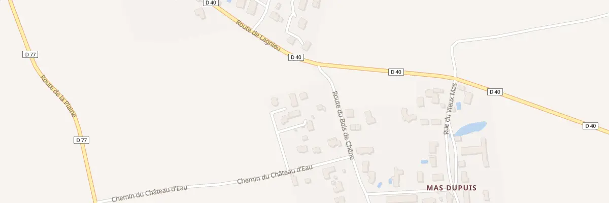 Plan du 68 Chem de Montlieu à Sainte-Julie