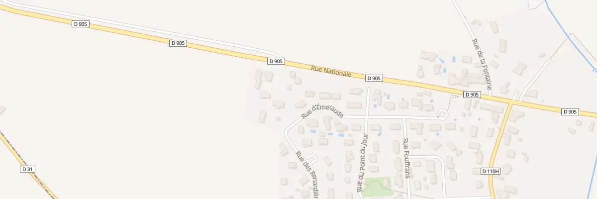 Plan du 1 Rue d’Emeraude à Soirans