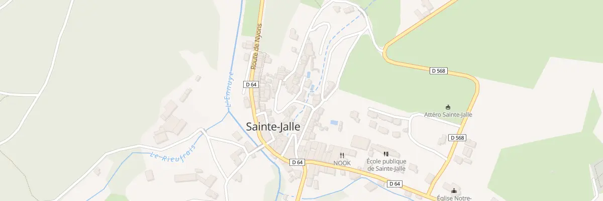 Plan du 5194 Le Village à Sainte-Jalle