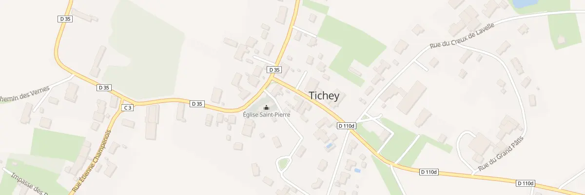 Plan du 5066 Le Village à Tichey