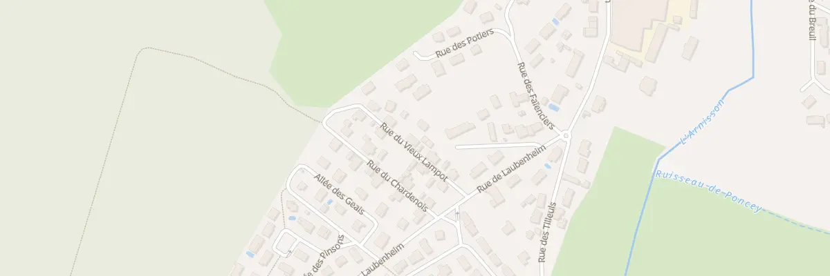 Plan du 6 Rue du Vieux Lampot à Longchamp