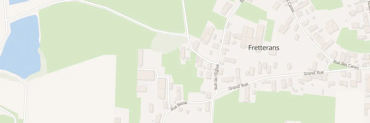 Plan du 5 Rue du Meuret à Fretterans