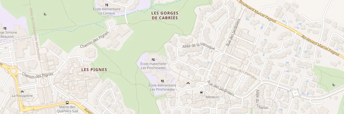 Plan du 22 All de la Felouque à Vitrolles