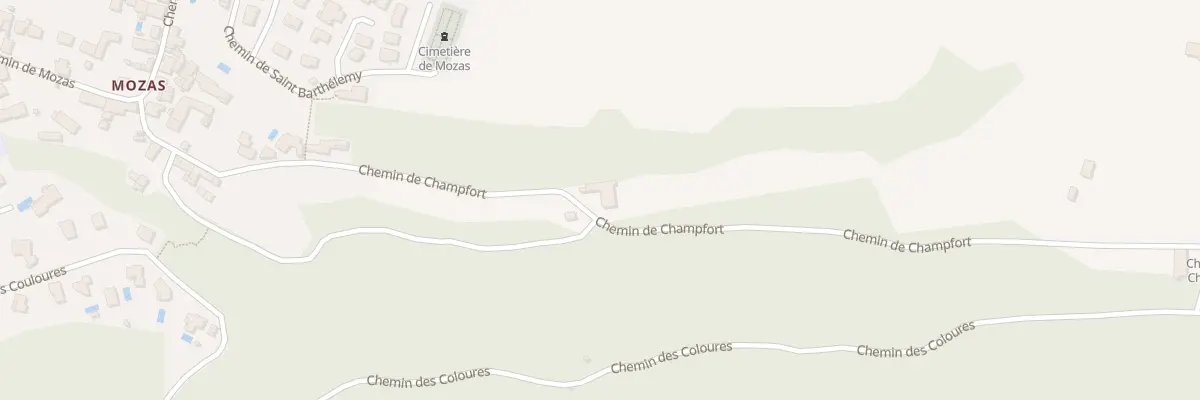 Plan du 33 Che de Champfort à Bourgoin-Jallieu