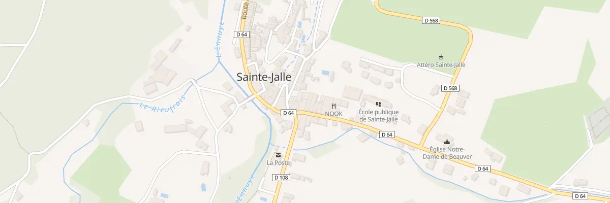 Plan du 5009 Le Village à Sainte-Jalle