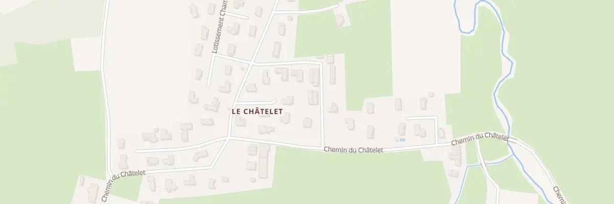 Plan du 600D Che du Chatelet à Saint-Étienne-du-Bois