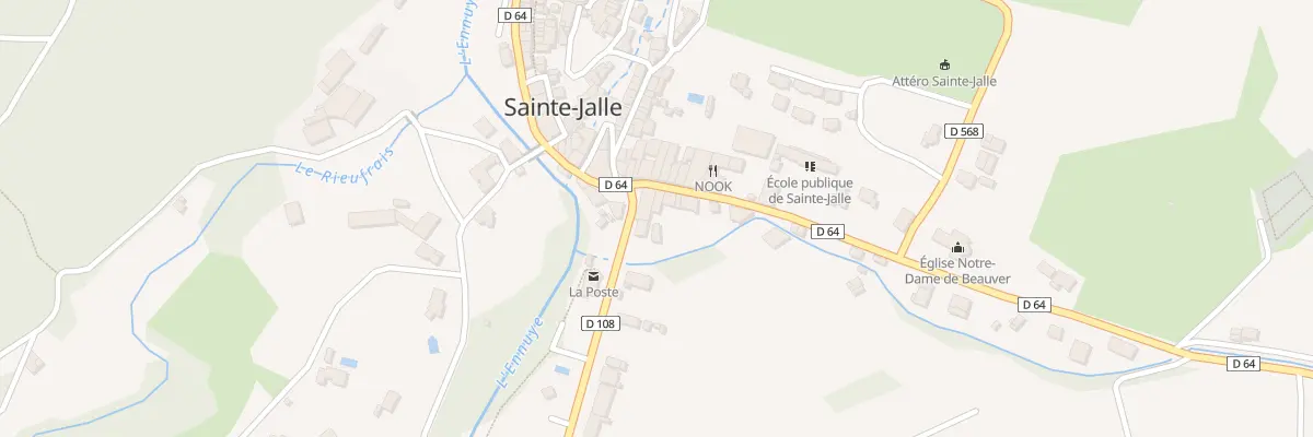 Plan du 5067 Le Village à Sainte-Jalle