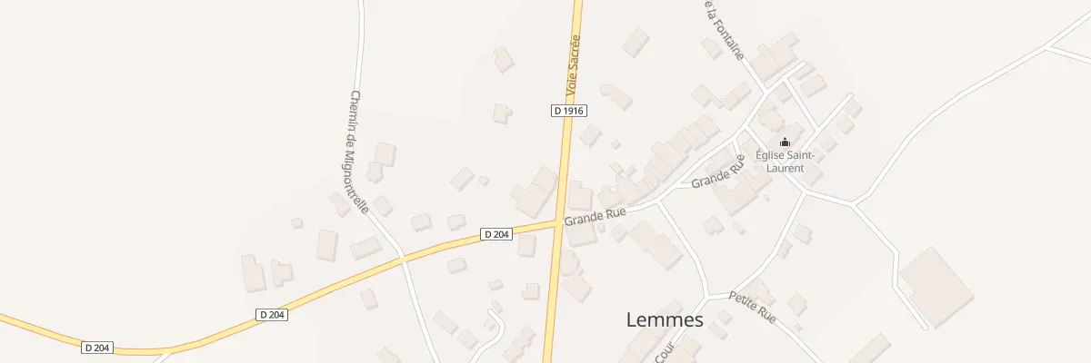 Plan du 5 Voie Sacree à Lemmes