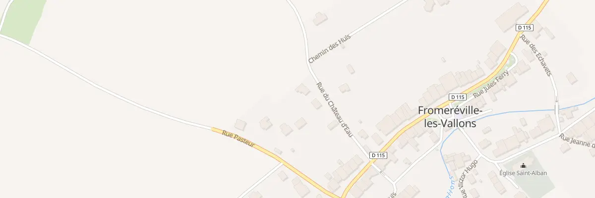 Plan du 3 Rue du Chateau d’Eau à Fromeréville-les-Vallons