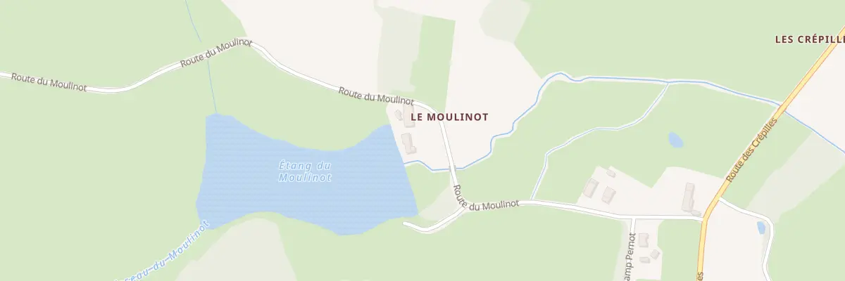 Plan du 740 Rte du Moulinot à Bouhans