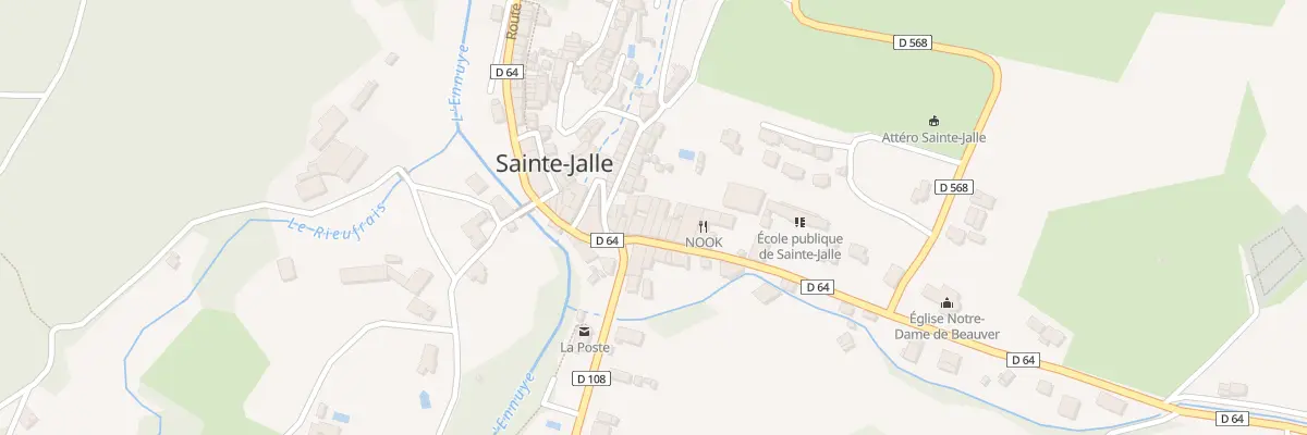 Plan du 5008 Le Village à Sainte-Jalle