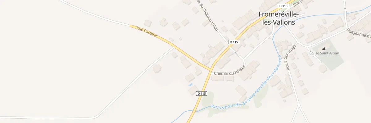 Plan du 3B Rue Pasteur à Fromeréville-les-Vallons