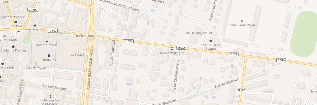 Plan du 48 Av Professeur Tixier à Bourgoin-Jallieu