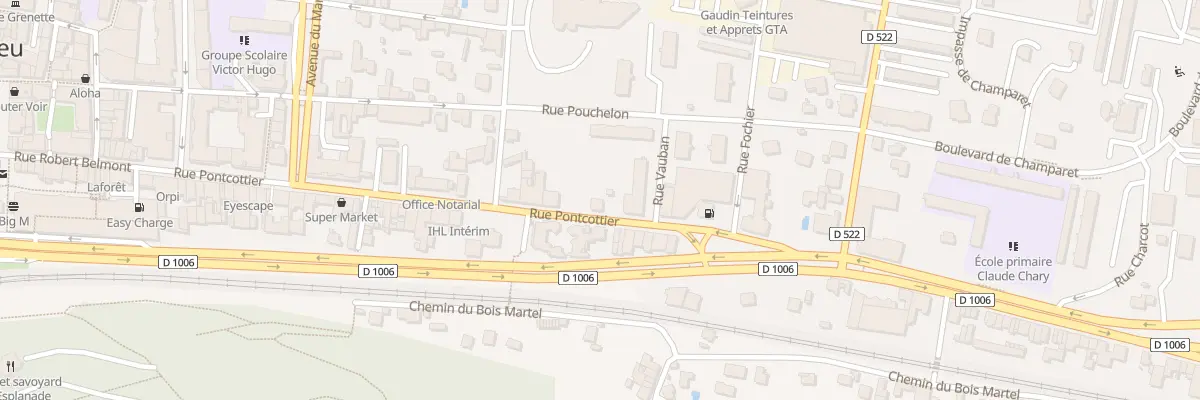 Plan du 23B Rue Pontcottier à Bourgoin-Jallieu