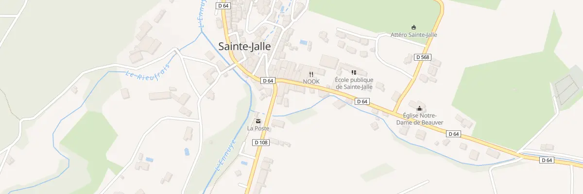 Plan du 5068 Le Village à Sainte-Jalle