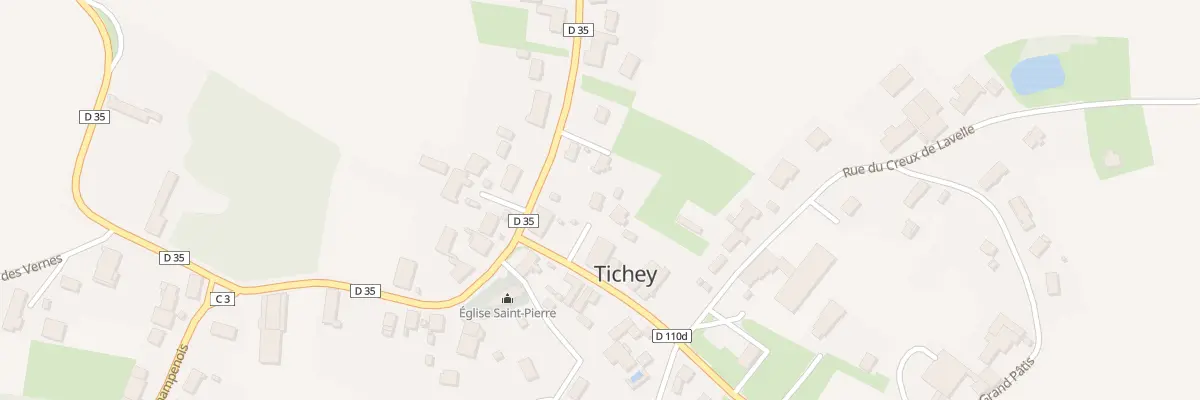 Plan du 3 Rue Princesse de Conti à Tichey