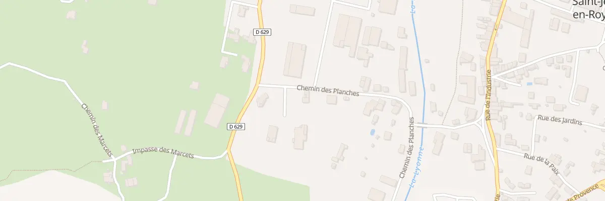 Plan du 80 Che des Planches à Saint-Jean-en-Royans