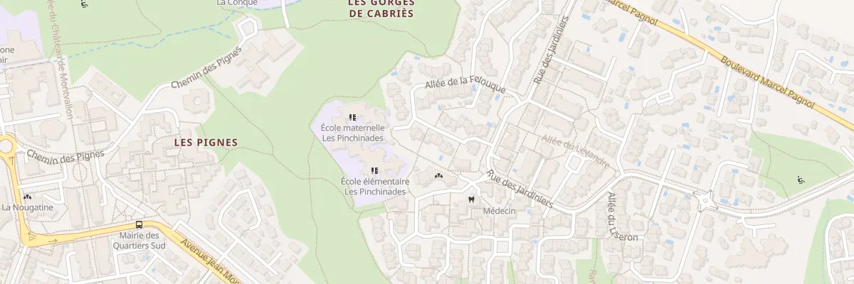 Plan du 26 All de la Felouque à Vitrolles