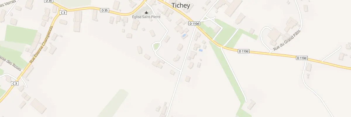 Plan du 5089 Che des Rondey à Tichey