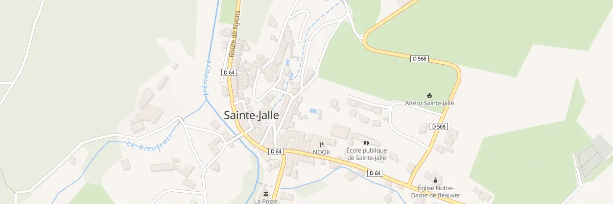 Plan du 5017 Le Village à Sainte-Jalle