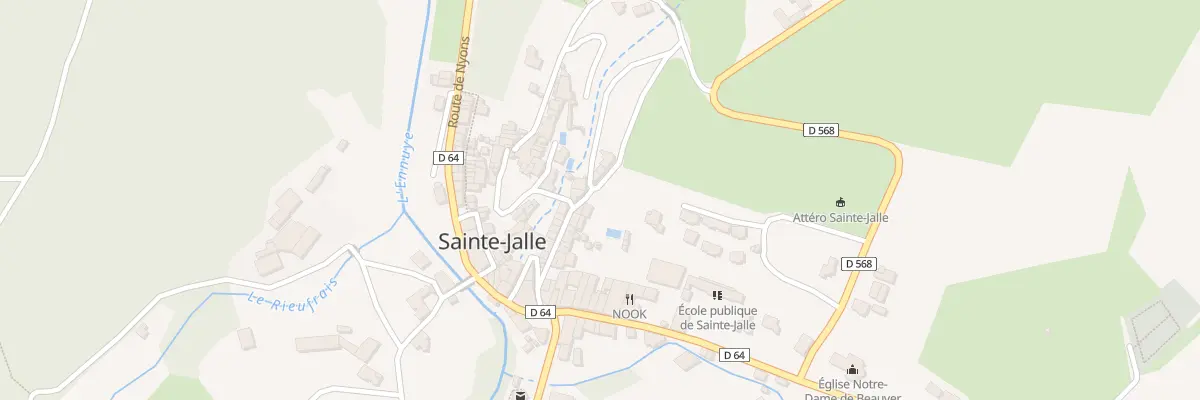 Plan du 5018 Le Village à Sainte-Jalle