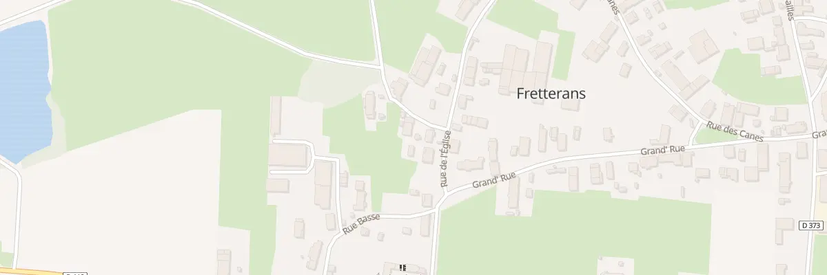 Plan du 1 Rue du Meuret à Fretterans