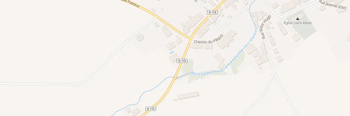 Plan du 2 Rte de Sivry à Fromeréville-les-Vallons