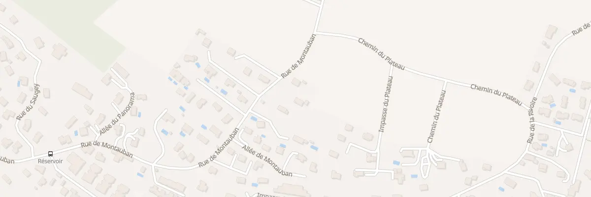 Plan du 90 Rue de Montauban à Bourgoin-Jallieu