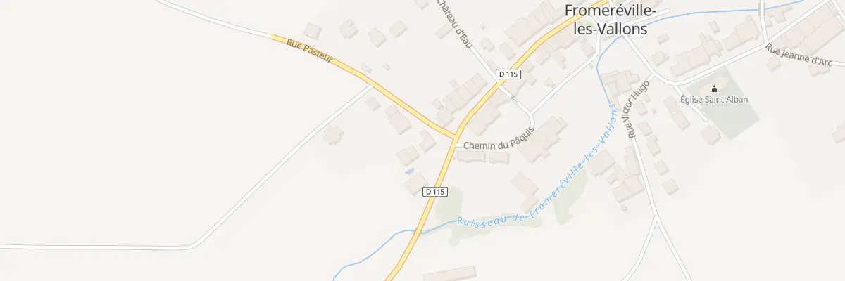 Plan du 1 Rue Pasteur à Fromeréville-les-Vallons