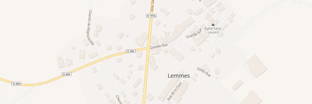 Plan du 6 Voie Sacree à Lemmes