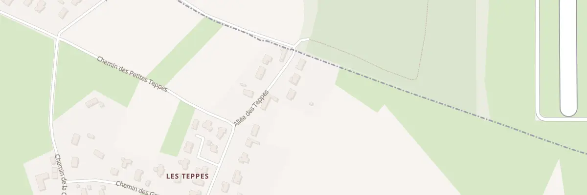 Plan du 86 All des Teppes à Saint-Just