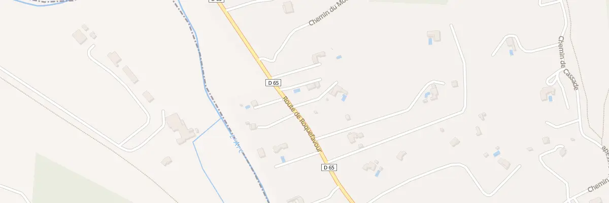 Plan du 1887 Rte de Roquefavour Rd 65 à Ventabren