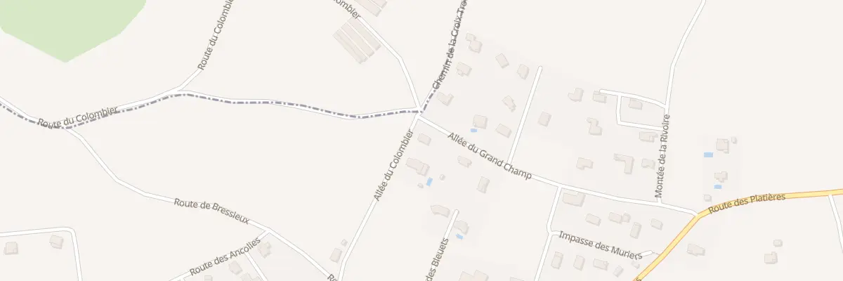Plan du 210 All du Colombier à Saint-Pierre-de-Bressieux