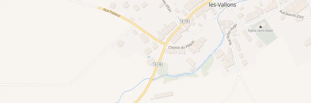 Plan du 1 Rte de Sivry à Fromeréville-les-Vallons
