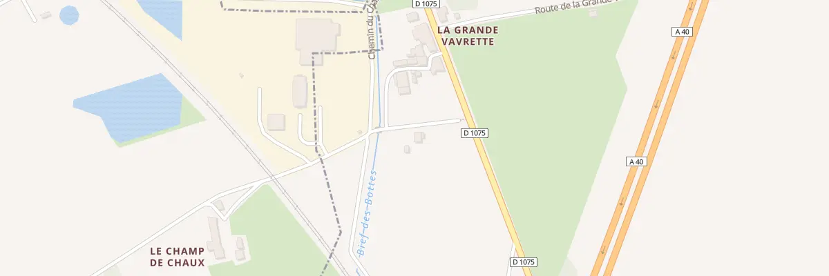 Plan du 67 Che du Champ de Chaux à Tossiat