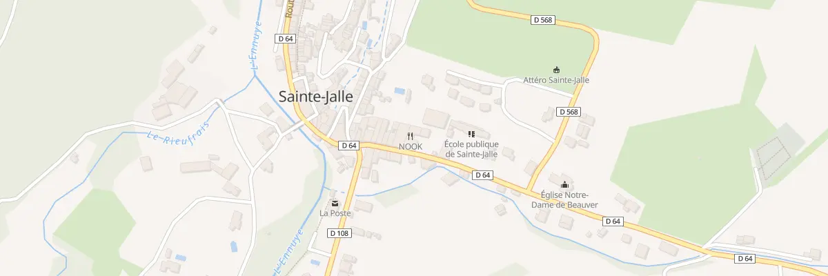 Plan du 5003 Le Village à Sainte-Jalle
