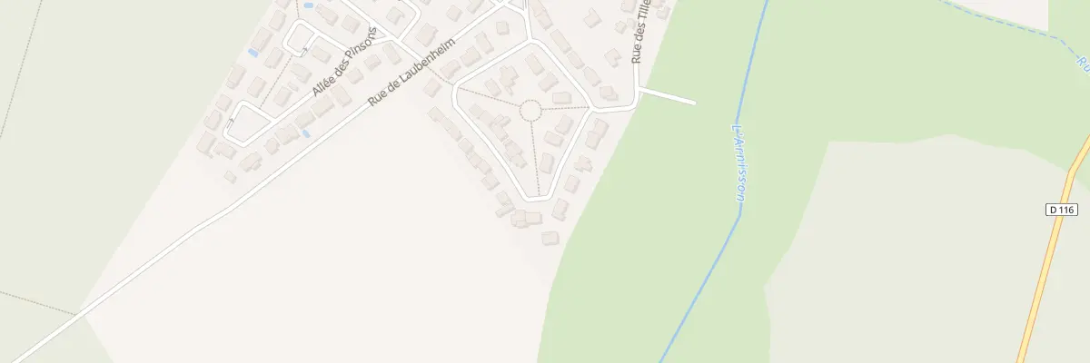 Plan du 17 Rue des Grives à Longchamp