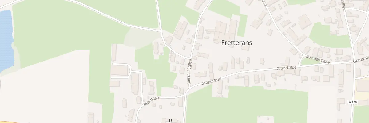Plan du 18 Rue de l’Église à Fretterans